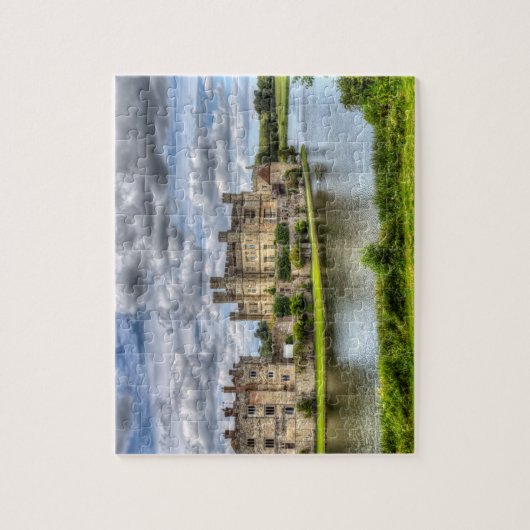 Leeds Castle en Moat Legpuzzel (Verticaal)
