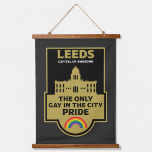 Leeds Gay Pride - Leeds Nederland - LGBT Hangend Wandkleed