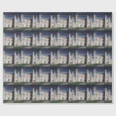 Leeds kasteel 's nachts cadeaupapier (Vlak)