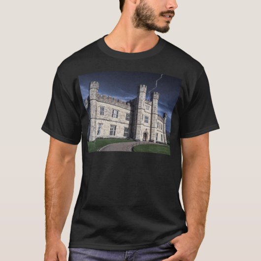 Leeds kasteel 's nachts t-shirt (Voorkant)