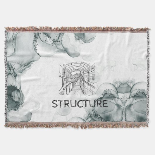 Leeds Tone Waterverf Deken (Voorkant)