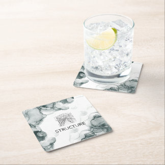 Leeds Tone Waterverf Vierkante Kartonnen Onderzetter