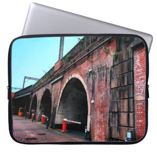 Leeds treinbrug laptop sleeve