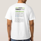 Leeds Unutted Funny Football T-shirt (Achterkant)
