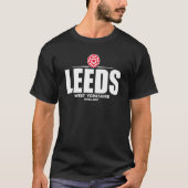 Leeds West Yorkshire England T-shirt (Voorkant)