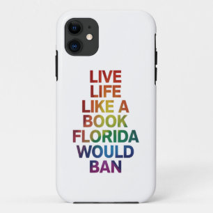 Leef als boek Florida zou LGBTQ Pride-cadeau verbi iPhone 11 Hoesje