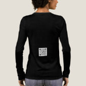 Leef als de wind Tri-Blend shirt (Achterkant)