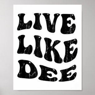 Leef als Dee, Kankerbewustzijn, Kankerondersteunin Poster
