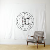 Leef als een hond Blijf passief (2) Wandkleed (In Situ (horizontaal))