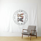 Leef als een hond en omarm de reis wandkleed (In Situ (horizontaal))