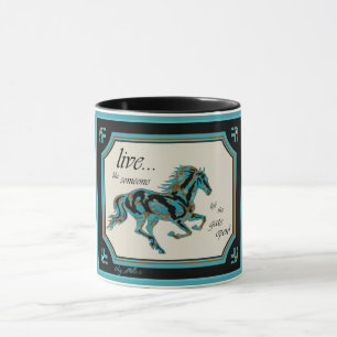 Leef alsof iemand de poort open heeft gelaten mok