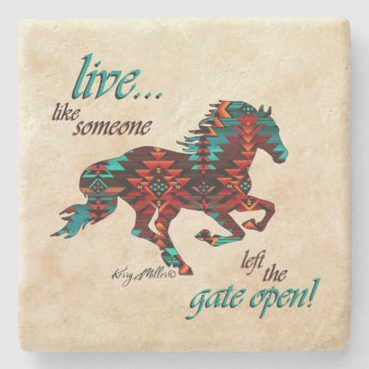 Leef alsof iemand het Onderzetter van de Open Stee (Voorkant)