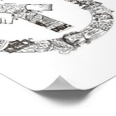 Leef boven de invloed poster (Hoek)