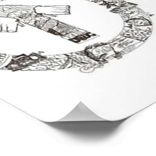 Leef boven de invloed poster (Hoek)