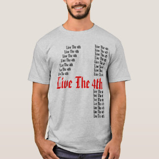 Leef de 4de - T-shirt - Gepersonaliseerd