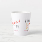 Leef de Passie ... Voel de Love Latte Mok (Voorkant)