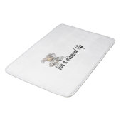 Leef een diamanten leven badmat (Gekanteld)