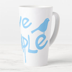 Leef Eenvoudig Latte Mok