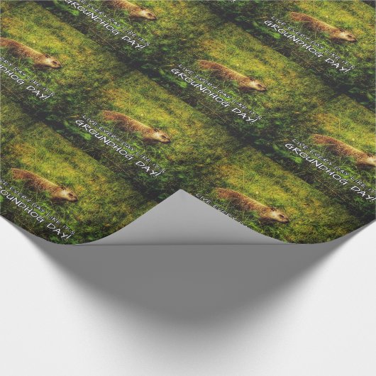 Leef elke dag alsof het Groundhog Day is! papier (Hoek)