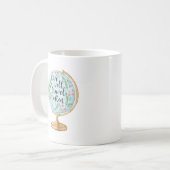 Leef goed, reis vaak koffiemok (Voorkant links)