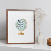 Leef goed, reis vaak poster