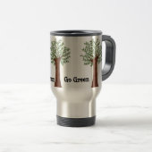 Leef groen, ga groen reisbeker (Voorkant rechts)