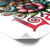 Leef grote libel foto afdruk (Hoek)