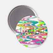 Leef hardop magneet (Voorkant / Achterkant)