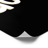 Leef het leven alsof het Beer-y goed is Poster (Hoek)