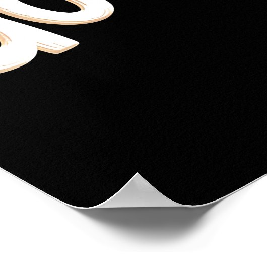 Leef het leven alsof het Beer-y goed is Poster (Hoek)