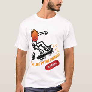 Leef het leven door het Burrito Shirt