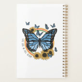 Leef het leven in het voltallige bloemen van de vl planner (Achterkant)