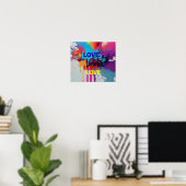 Leef het Leven Poster (Thuiskantoor)