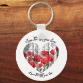 Leef het leven van de liefde Llavero Sleutelhanger (Voorkant)