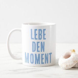 Leef het moment koffiemok