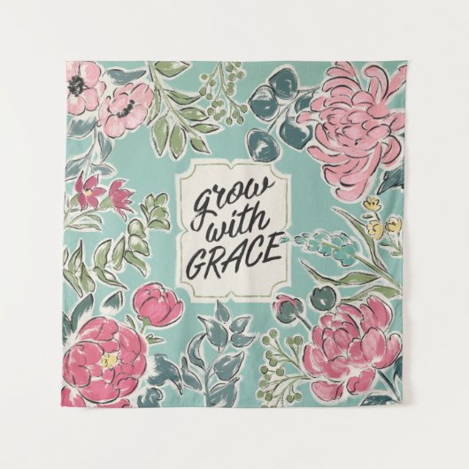 Leef in Bloom | Groei met Grace Wandkleed (Voorkant (horizontaal))