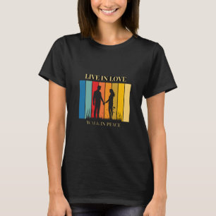 Leef in liefde dames t-shirt