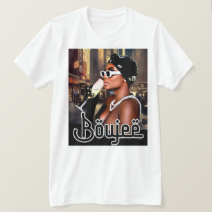 "Leef je beste leven in Boujee Chic" T-shirt