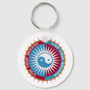 Leef je Dharma Sleutelhanger