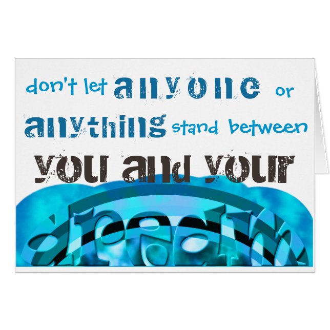 Leef je droom (Voorkant Horizontaal)