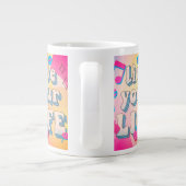 Leef je leven extra grote beker (Achterkant)