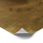 "Leef je leven" op oud perkament, Chief Tecumseh Poster (Hoek)