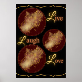 Leef je leven poster