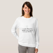 Leef je leven t-shirt (Voorkant volledig)