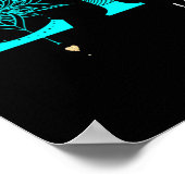 Leef je leven vis Sterren Lotus maan Zon muur Kuns Poster (Hoek)