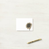 Leef, Lach, Hou van zonnebloem Post-it® Notes (Op bureau)
