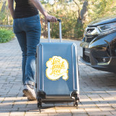 Leef lach lief sticker (Koffer Insitu)