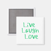 Leef Lach Lief Sticker1 Magneet (Voorkant / Achterkant)