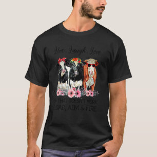Leef Lach Liefde Als Dat Niet Werkt Laad Richt & S T-shirt