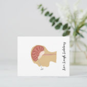 Leef, Lach, Lobotomie Briefkaart (Staand voorkant)